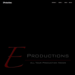 Screen shot of the E-productions website.