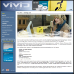 Screen shot of the Vivid Acoustic Systems Ltd website.
