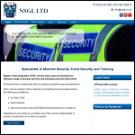 Screen shot of the NSGL LTD website.
