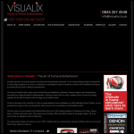 Screen shot of the Visualix website.