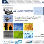 Screen shot of the Lanson Polymers Ltd website.