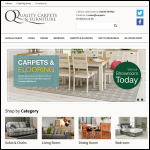 Screen shot of the Quality Carpets & Furniture Ltd website.