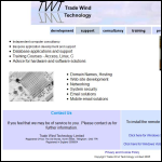 Screen shot of the Trade Wind Technology Ltd website.