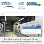Screen shot of the Iwec International Ltd website.