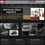 Screen shot of the Tyrz, Wheels & Auto website.
