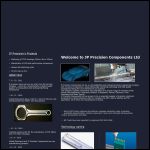 Screen shot of the JP Precision Components Ltd website.
