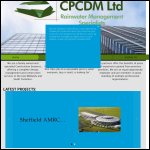Screen shot of the Complete Projects C D M Ltd website.