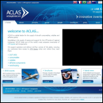 Screen shot of the ACLAS Global website.