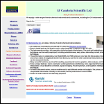 Screen shot of the IJ Cambria Scientific Ltd website.