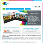 Screen shot of the LumeJet Holdings Ltd website.