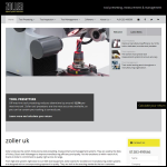 Screen shot of the Zoller UK Ltd website.