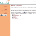 Screen shot of the Polymerlink website.