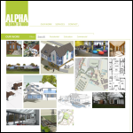 Screen shot of the Alpha Design Studio website.