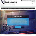 Screen shot of the TEK Electronics Ltd website.