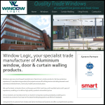Screen shot of the Window Logic Ltd website.
