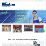 Screen shot of the The Fast Window Cleaning website.