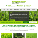 Screen shot of the Greenmaster Lawn Care website.