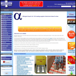 Screen shot of the Bluestorm Bookkeeping website.