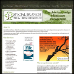Screen shot of the Special Branch Tree & Hedge Surgery Ltd website.