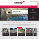Screen shot of the Colinwell Concrete Ltd website.