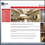 Screen shot of the Docklands Blinds Ltd website.