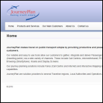 Screen shot of the Journeyplan Ltd website.