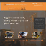 Screen shot of the Trade Trucks Ltd website.
