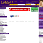 Screen shot of the Tudor Business Forms Ltd website.