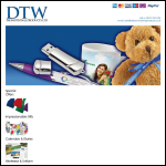 Screen shot of the Dtw Promotional Products Ltd website.