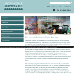 Screen shot of the Showmobile Services Ltd website.