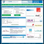 Screen shot of the Find A Care Career Ltd website.