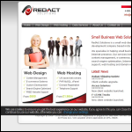 Screen shot of the Redact Solutions Ltd website.