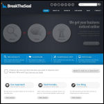 Screen shot of the Breaktheseal website.