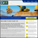 Screen shot of the Dee Plant Ltd website.