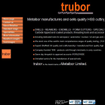 Screen shot of the Metalbor Ltd website.