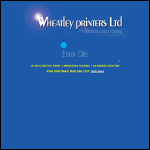 Screen shot of the Wheatley Printers Ltd website.