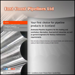 Screen shot of the East Coast Pipelines Ltd website.
