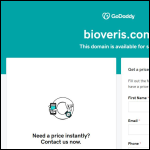 Screen shot of the Bioveris Europe Corporation website.