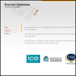 Screen shot of the Brennen Associates website.