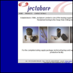 Screen shot of the Jectabore Ltd website.