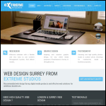 Screen shot of the Extreme Studios Ltd website.