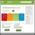 Screen shot of the Virtual Business Tours website.
