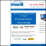 Screen shot of the Bridge It website.