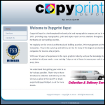 Screen shot of the Copyprint Depot website.