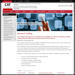 Screen shot of the Cat Project Solutions Ltd website.