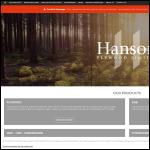 Screen shot of the Hanson Plywood Ltd website.