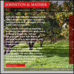 Screen shot of the Johnston & Mather website.