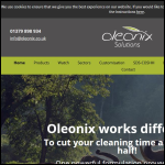 Screen shot of the Oleonix Ltd website.