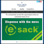 Screen shot of the Polaris Plastics website.