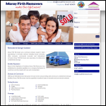Screen shot of the Moray Firth Removers website.